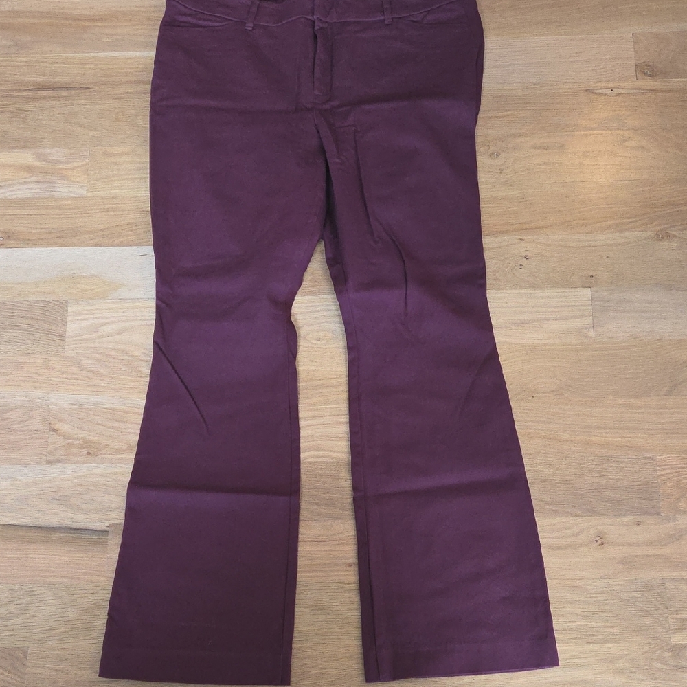 Old Navy Women's Flare Jeans in Deep Purple
